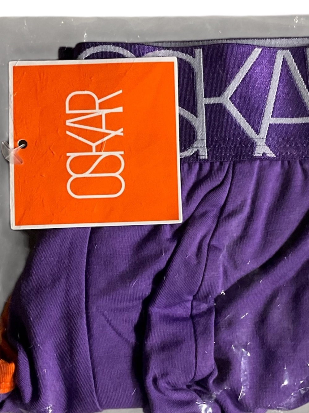 OSKAR Purple & Orange Boxer Trunk - Picture 2 of 4